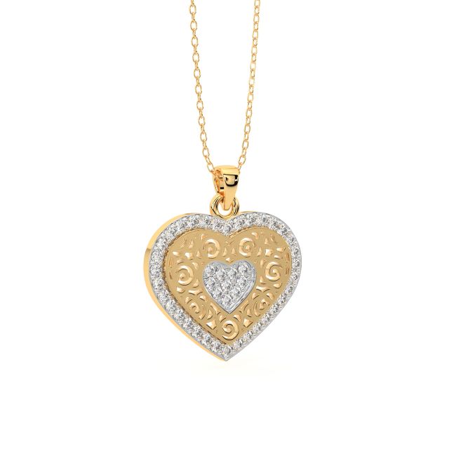 Hridayam Endless Love Diamond Pendant